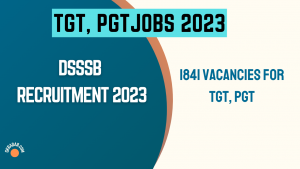 TGT PGT DSSSB Recruitment